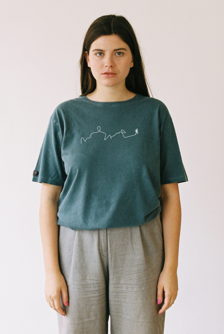 Iaios Camiseta verde - Caminante Descuentos del mes