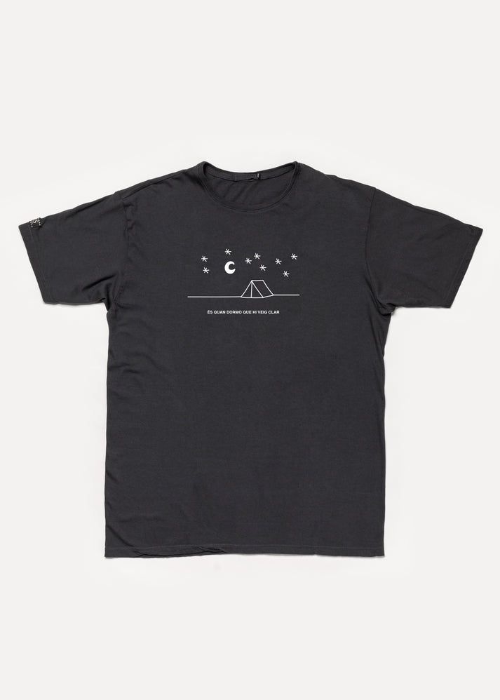 Iaios Camiseta negra - Quan dormo