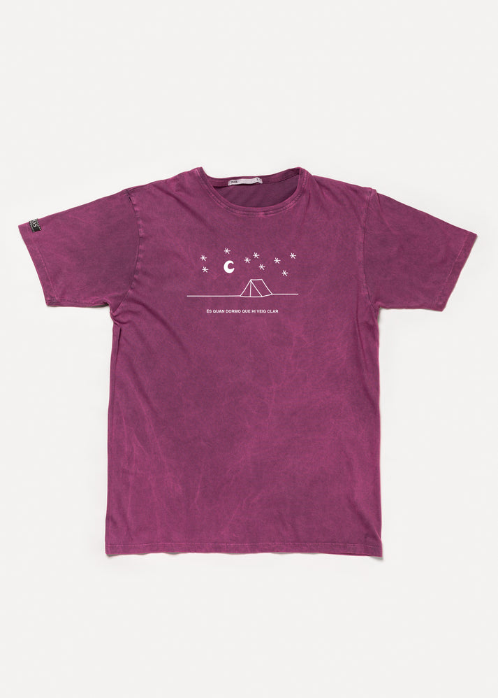 Iaios Camiseta morada - Quan dormo