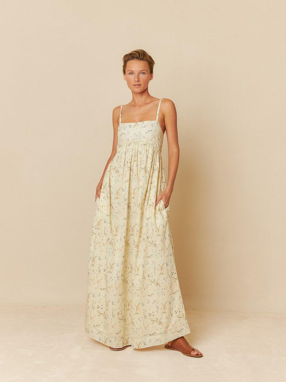 Indi & cold VESTIDO VOILE DE ALGODÓN Superdescuento