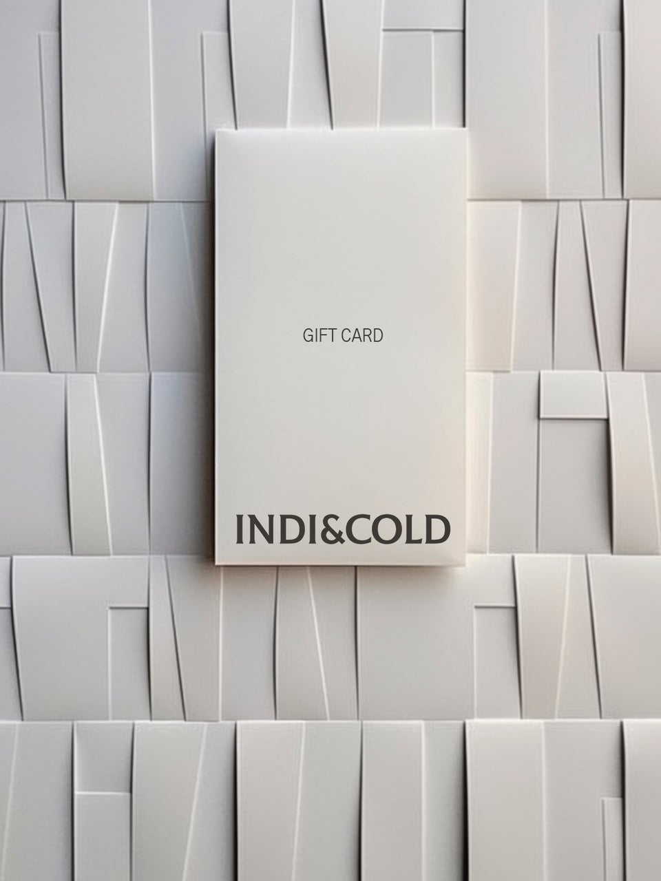 Indi & cold TARJETA REGALO ONLINE Libre de impuestos