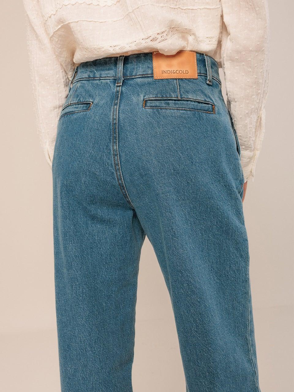Indi & cold PANTALÓN CHINO WIDE LEG Descuentos del mes