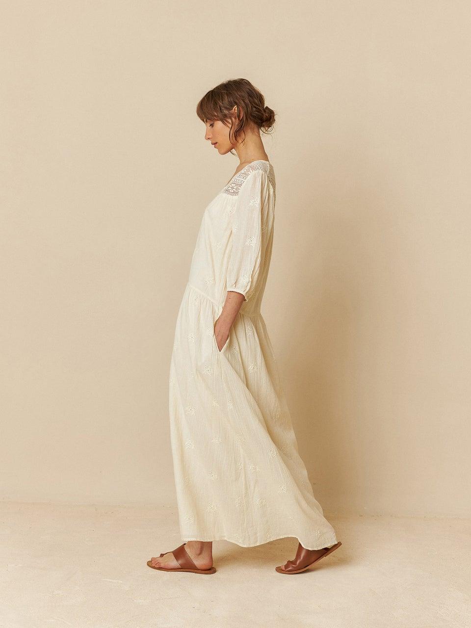 Indi & cold VESTIDO MANGA GLOBO Ofertas especiales
