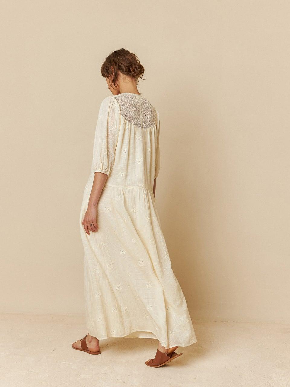 Indi & cold VESTIDO MANGA GLOBO Ofertas especiales