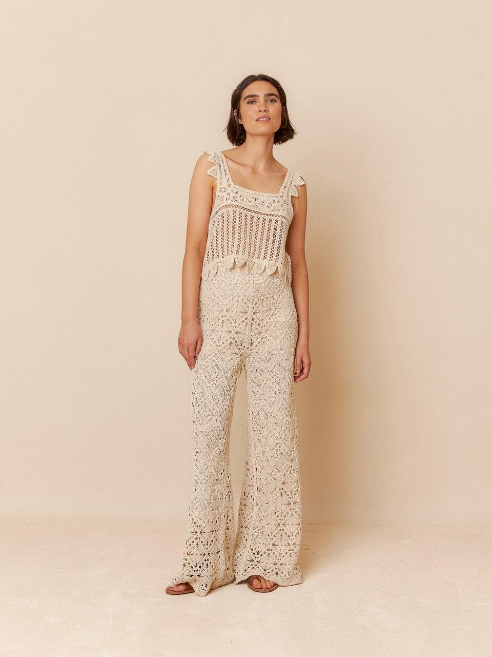 Indi & cold PANTALÓN CULOTTE CROCHET Outlet online