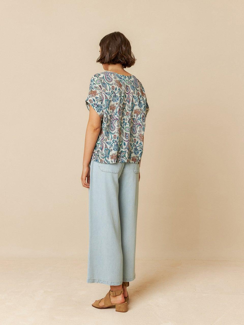 Indi & cold CAMISA CROP PASLEY Rebajas de fábrica