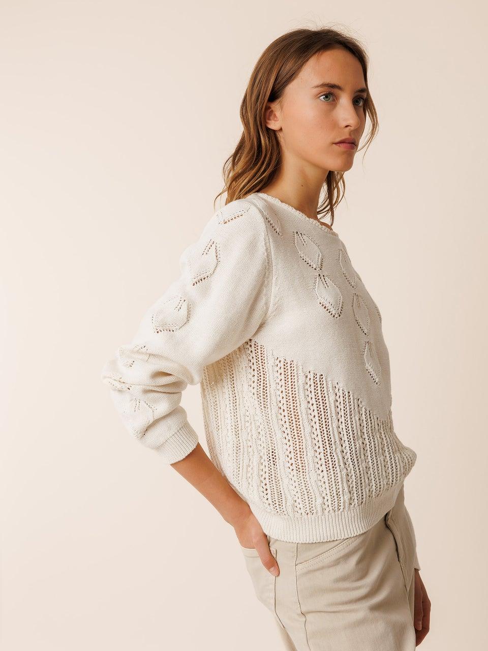 Indi & cold JERSEY EFECTO CROCHET Oferta especial de fábrica