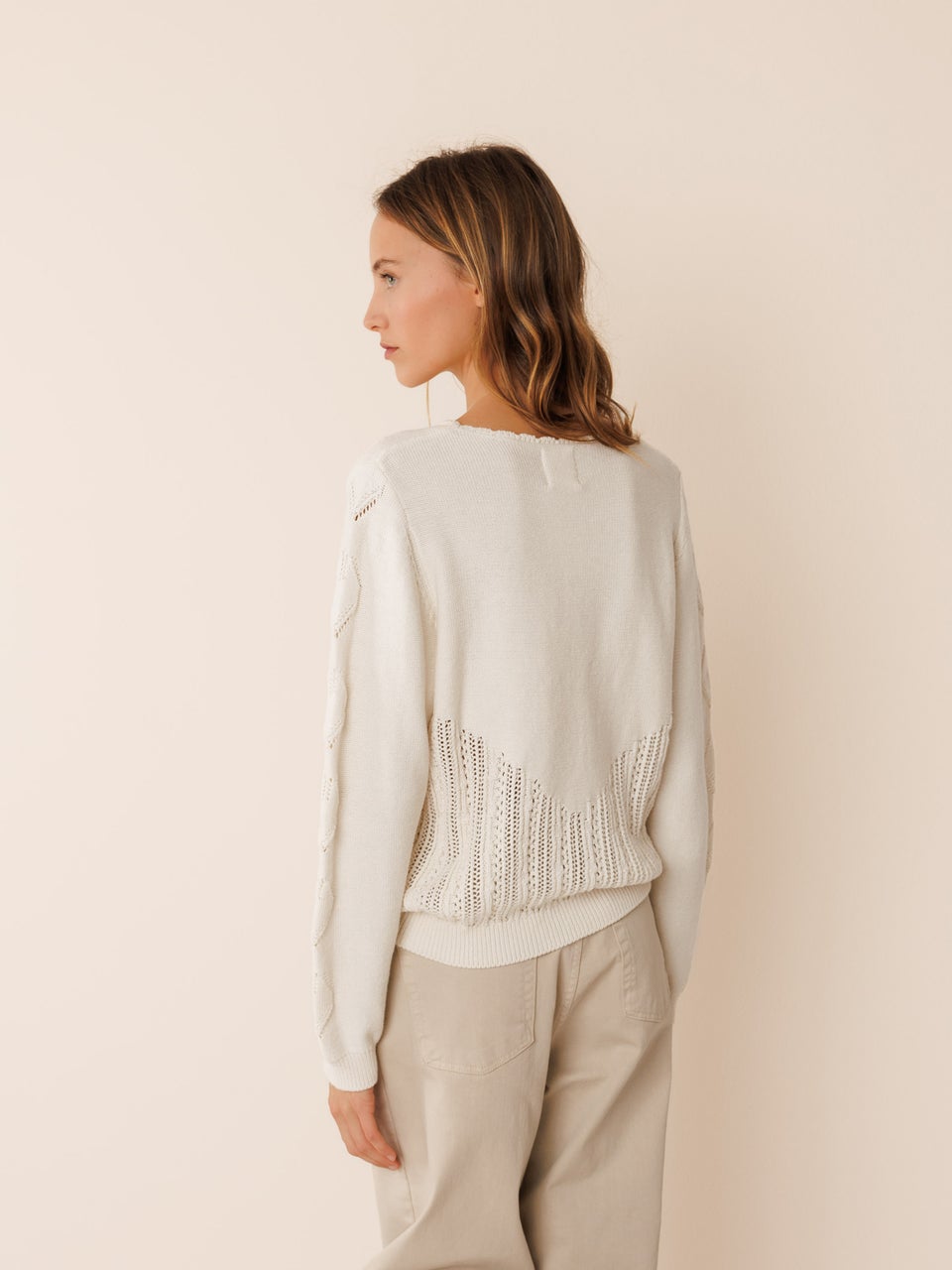 Indi & cold JERSEY EFECTO CROCHET Oferta especial de fábrica