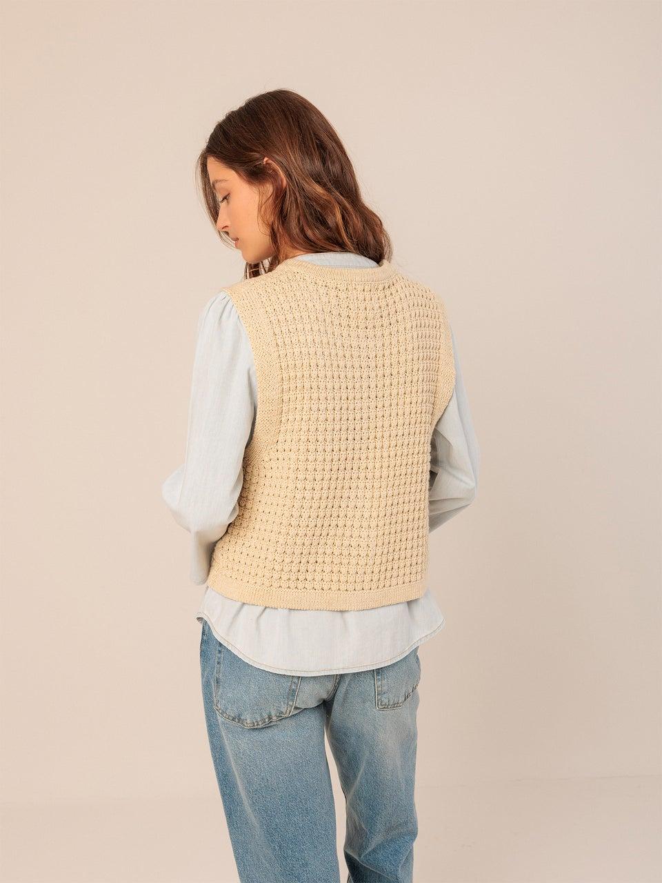 Indi & cold CHALECO PUNTO DE CESTA Precios de Black Friday