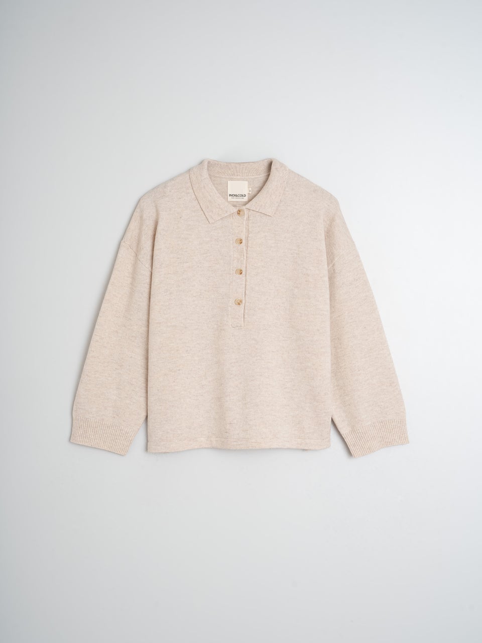 Indi & cold JERSEY CUELLO POLO Mejor oferta