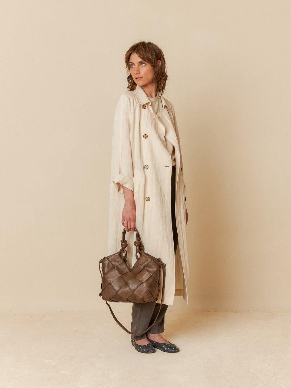 Indi & cold TRENCH FLUÍDO SATINADO Superdescuento