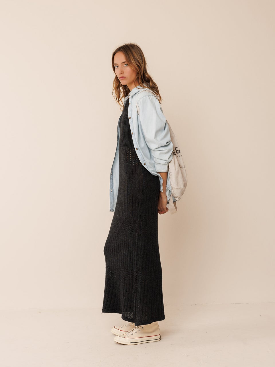 Indi & cold VESTIDO PUNTO CANALÉ Devoluciones gratuitas