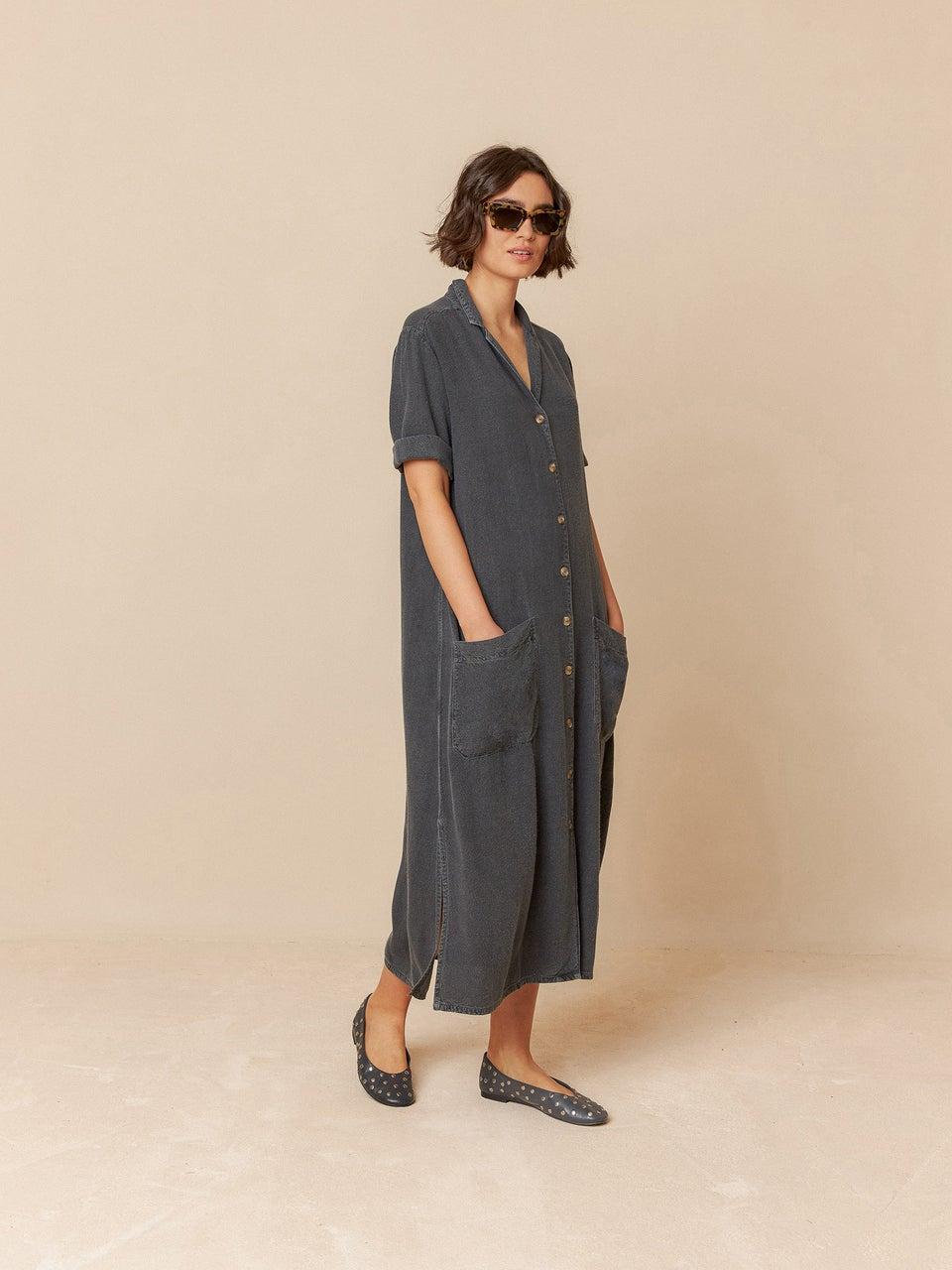 Indi & cold VESTIDO VISCOSA LINO Rebajas