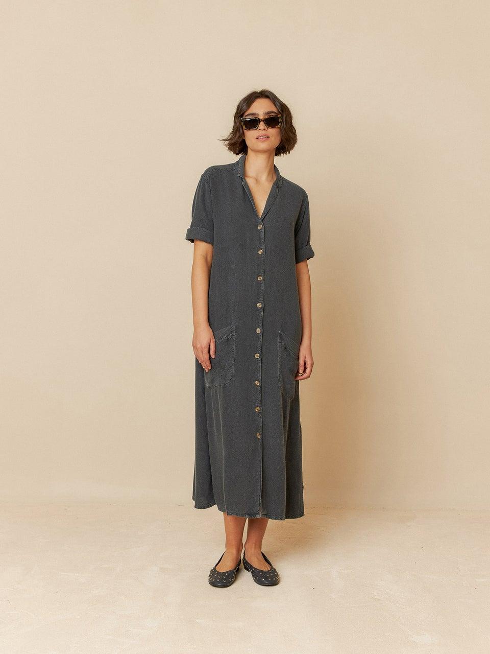 Indi & cold VESTIDO VISCOSA LINO Rebajas