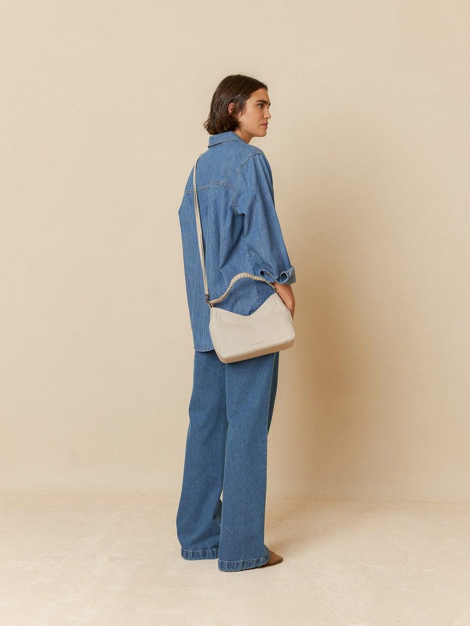 Indi & cold BOLSO PIEL ASA TRENZADA Venta caliente