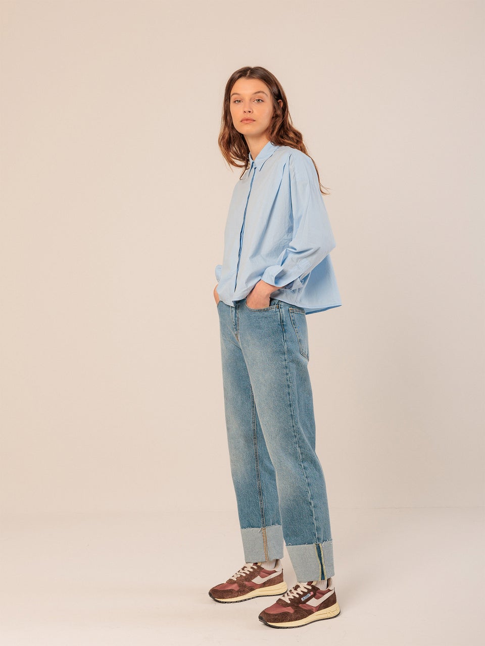 Indi & cold PANTALÓN DENIM VUELTO Gran oferta