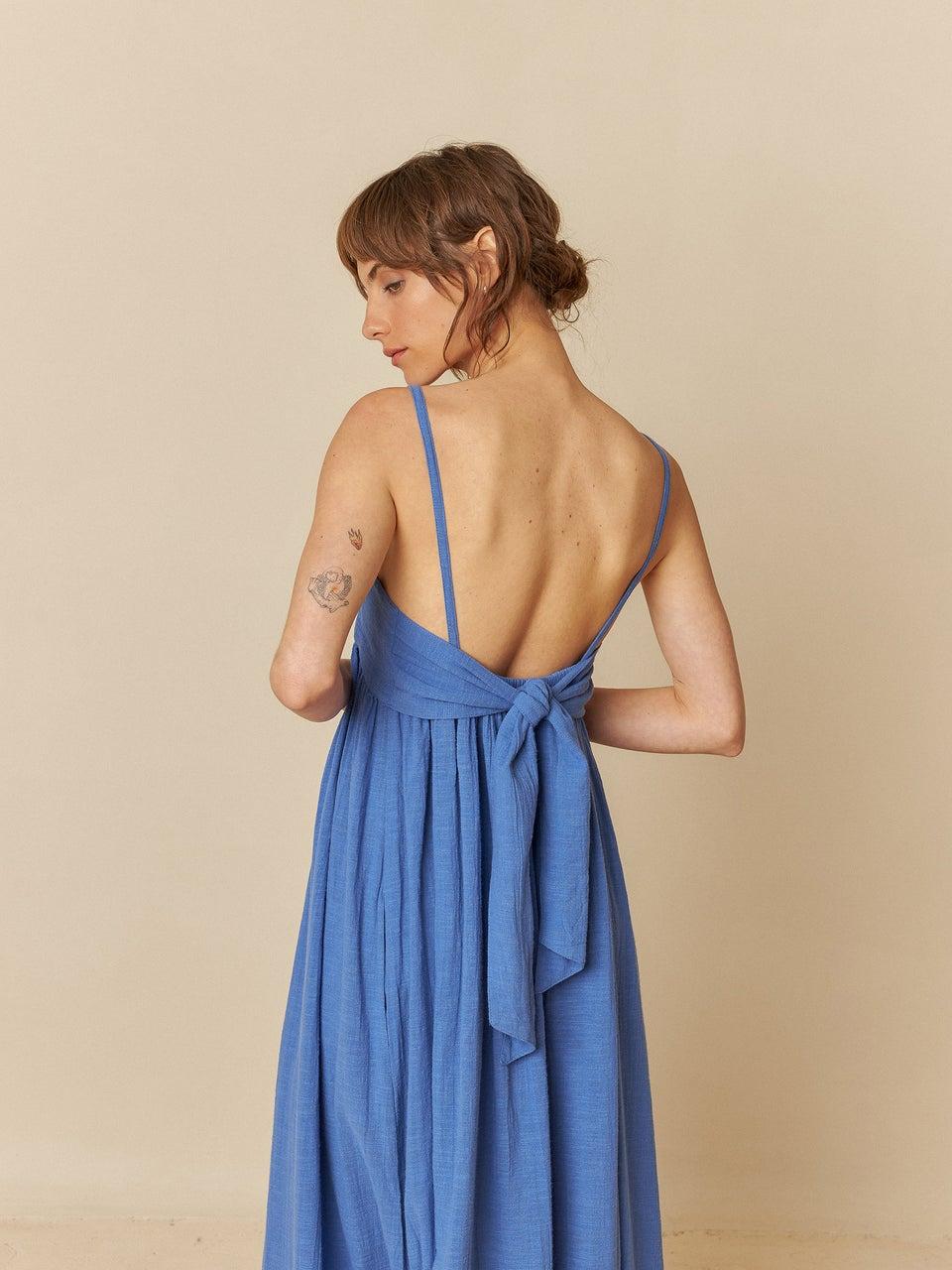 Indi & cold VESTIDO MAXI TIRANTES