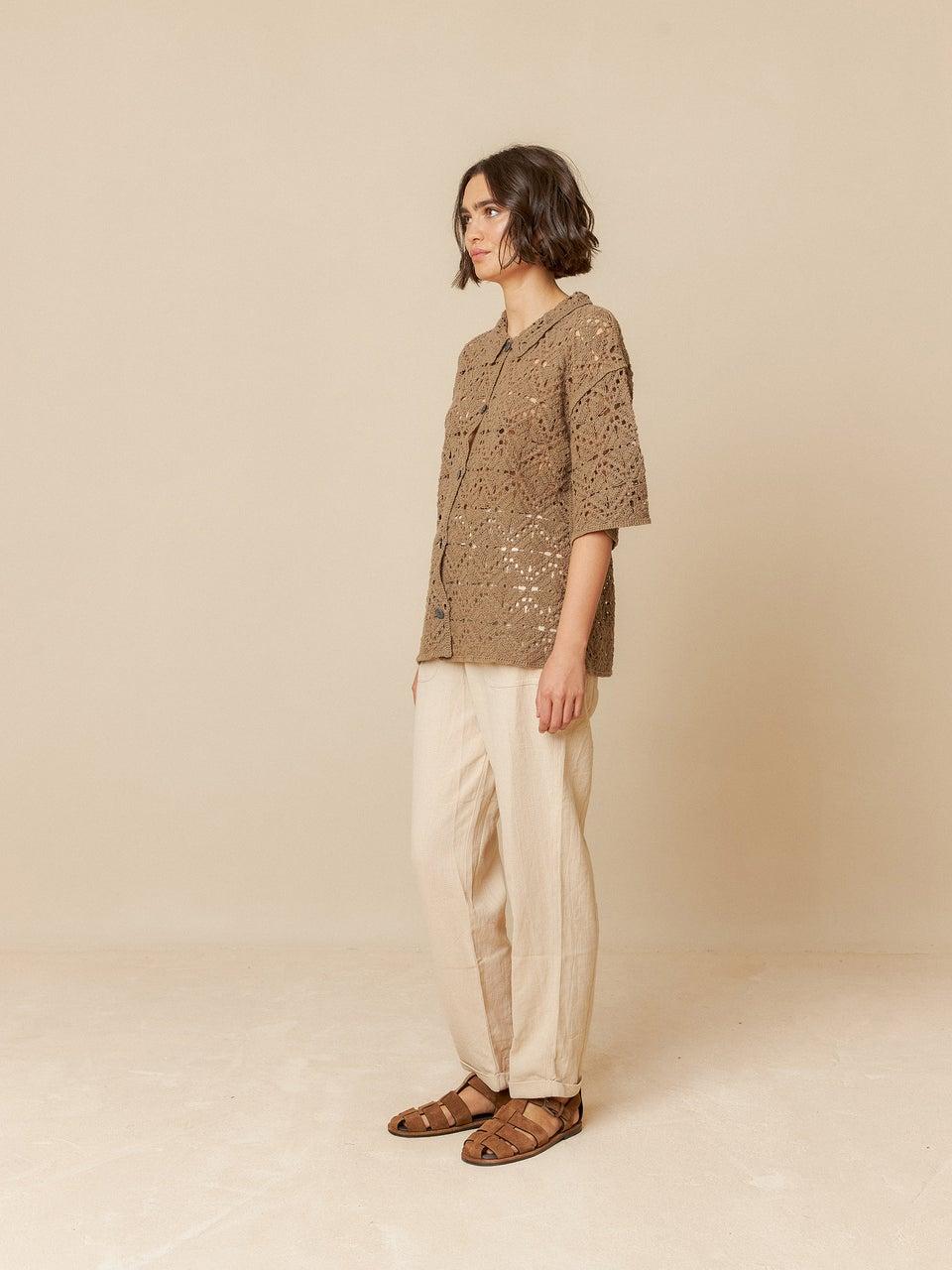 Indi & cold CHAQUETA MANGA CORTA CROCHET Precio de fábrica