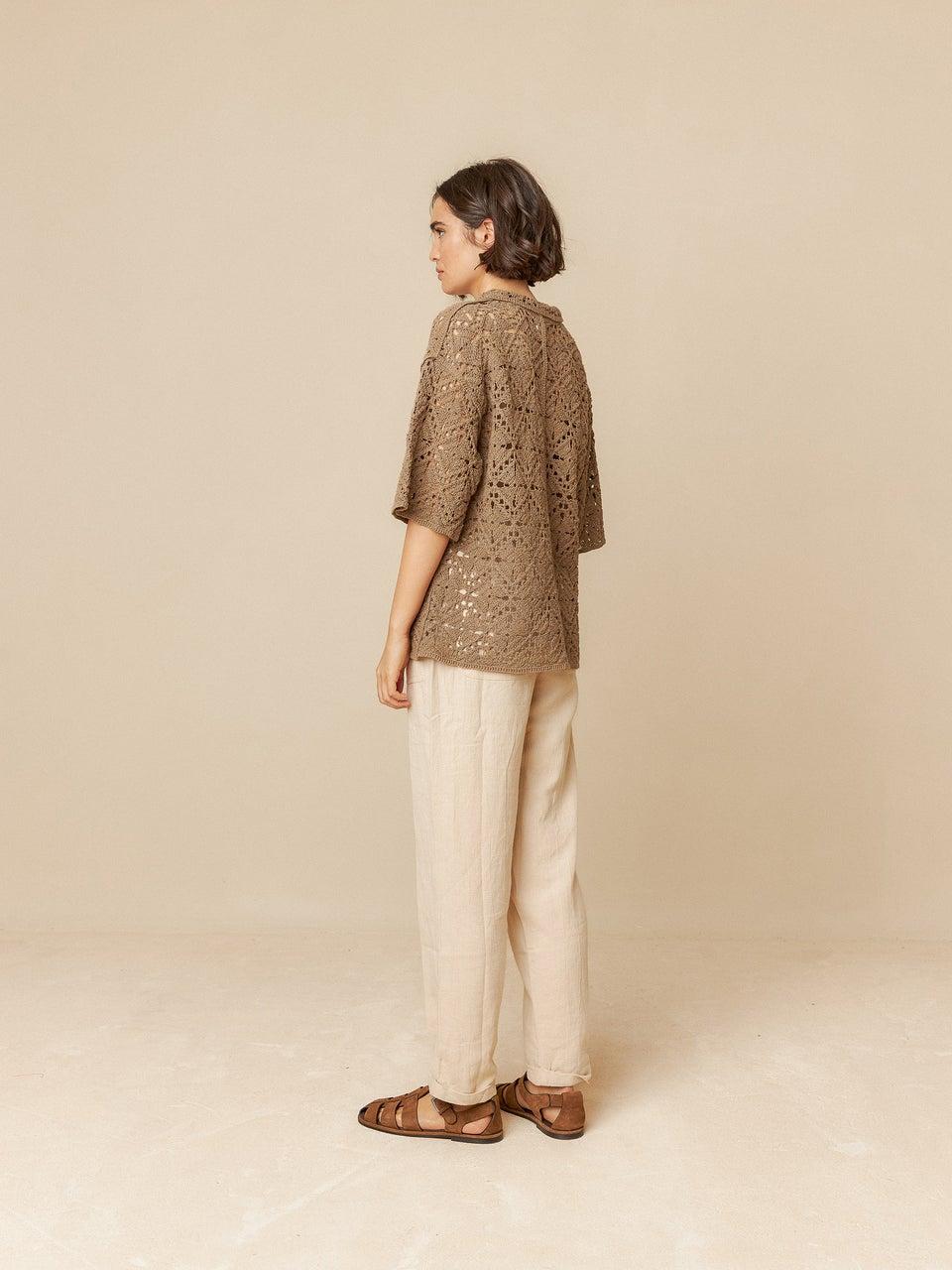 Indi & cold CHAQUETA MANGA CORTA CROCHET Precio de fábrica