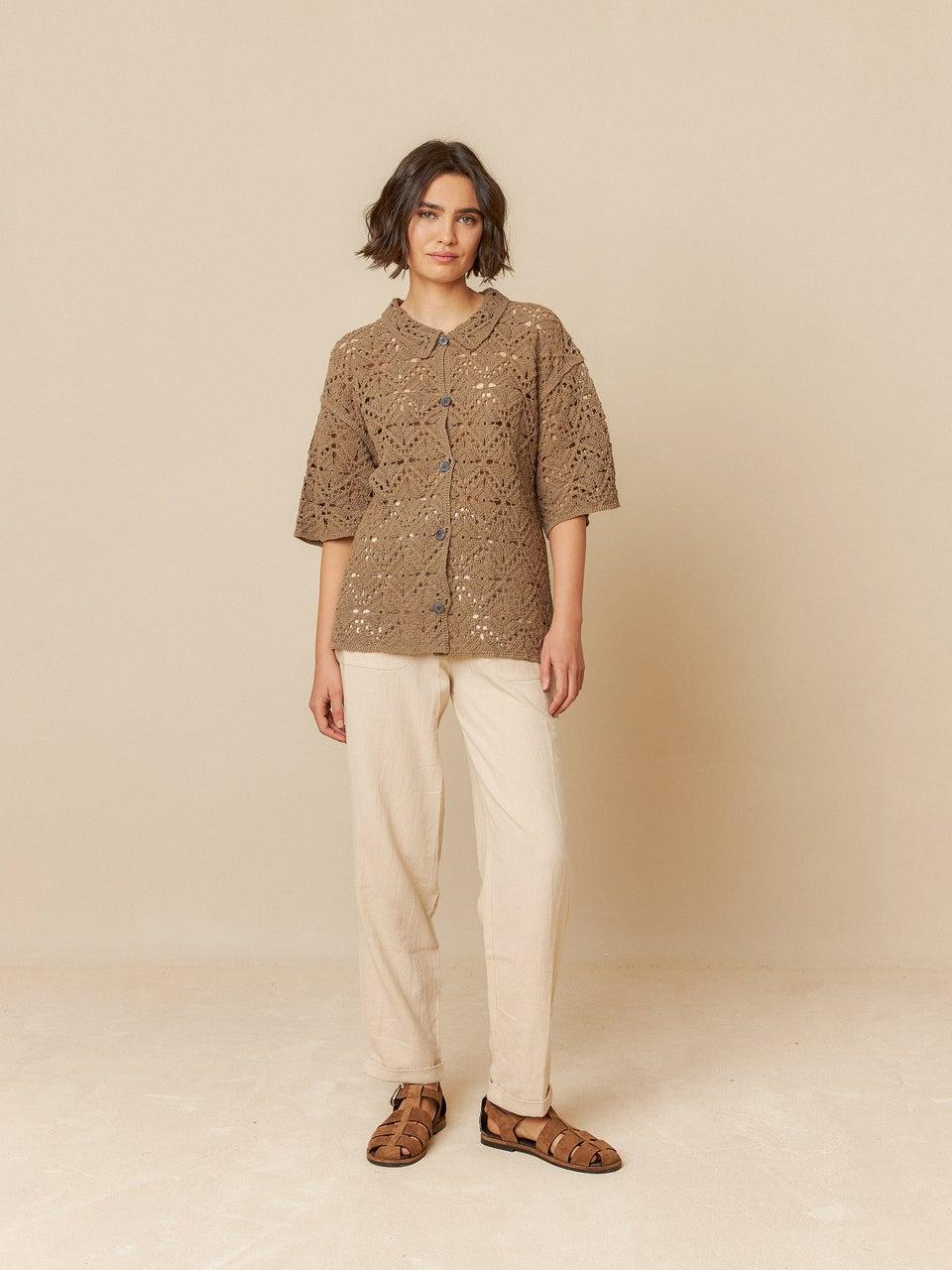 Indi & cold CHAQUETA MANGA CORTA CROCHET Precio de fábrica