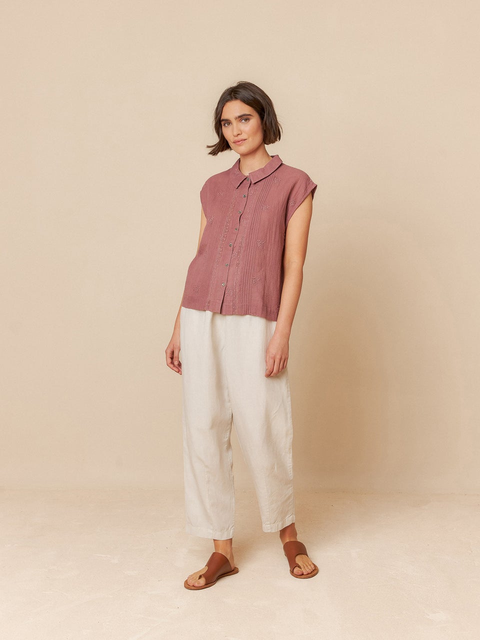 Indi & cold CAMISA BORDADA ALGODÓN Oferta especial de fábrica