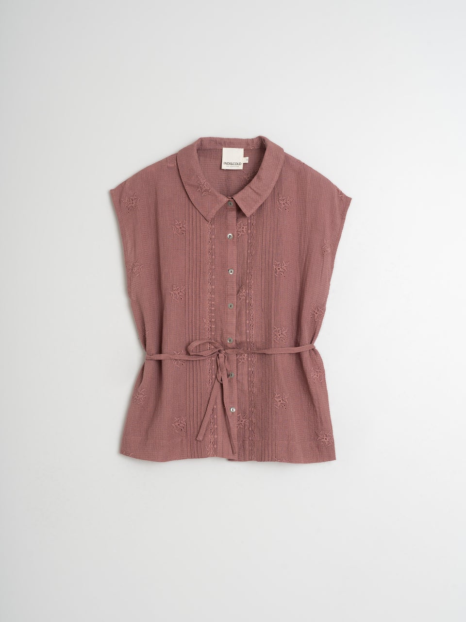 Indi & cold CAMISA BORDADA ALGODÓN Oferta especial de fábrica