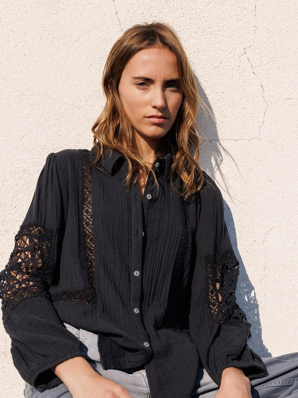 Indi & cold CAMISA DOBLE GASA Oferta exclusiva