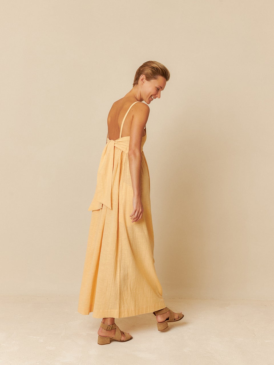 Indi & cold VESTIDO MAXI TIRANTES Descuento por venta flash