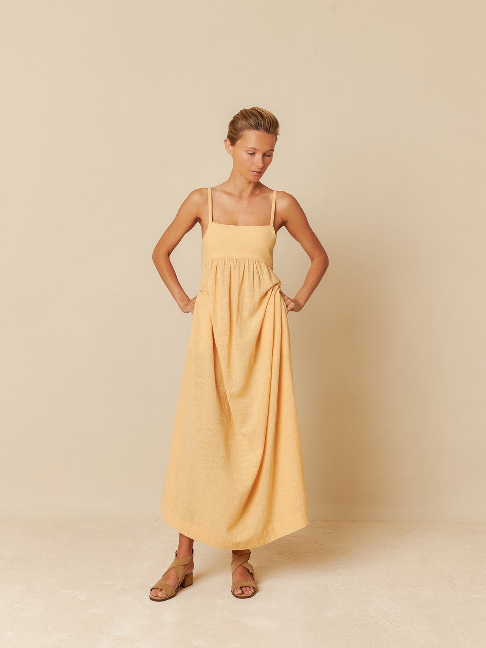 Indi & cold VESTIDO MAXI TIRANTES Descuento por venta flash