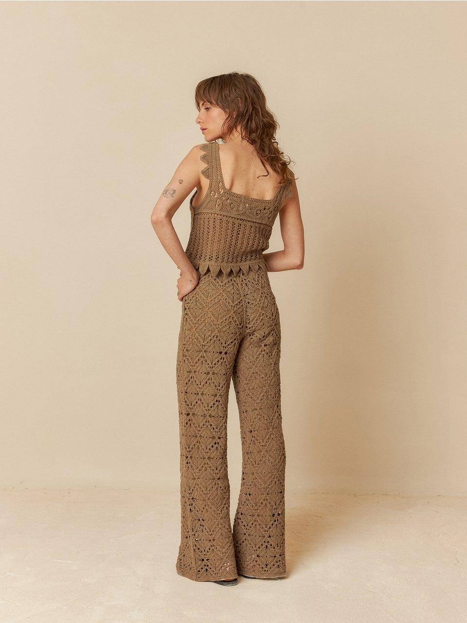 Indi & cold PANTALÓN CULOTTE CROCHET Precio ultrabajo
