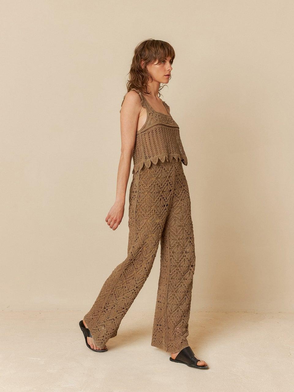 Indi & cold PANTALÓN CULOTTE CROCHET Precio ultrabajo