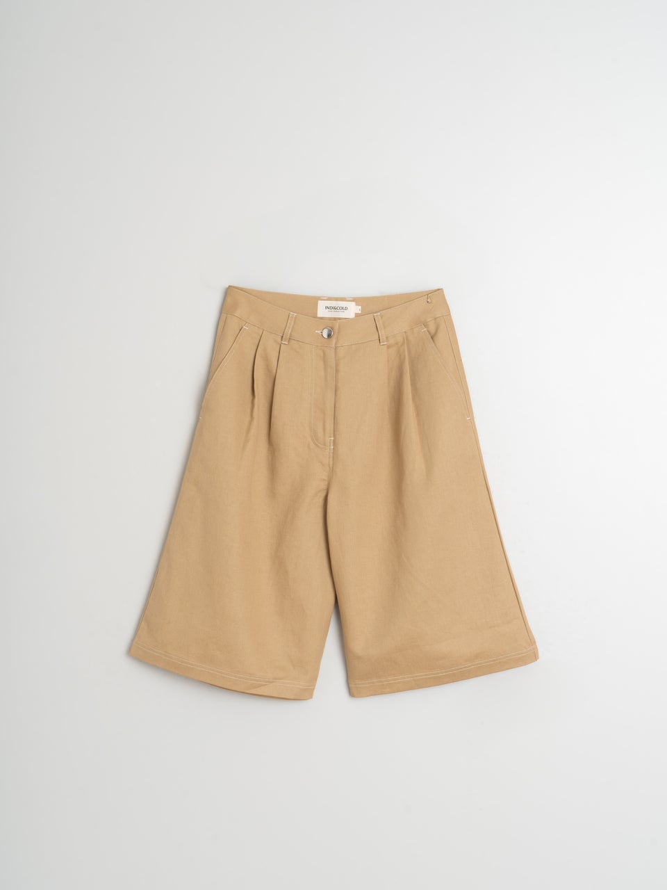 Indi & cold BERMUDA GABARDINA DETALLES CONTRASTE Outlet online