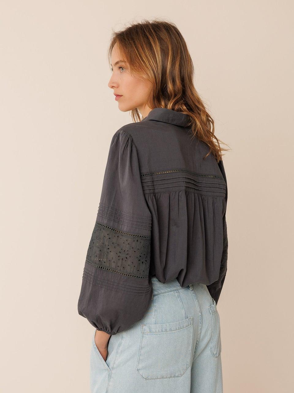Indi & cold CAMISA VOILE BORDADA Rebajas