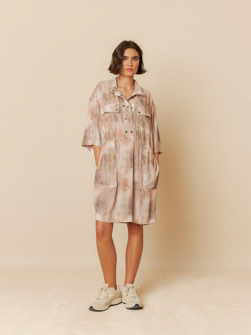 Indi & cold VESTIDO PRINT ACUARELA Tienda