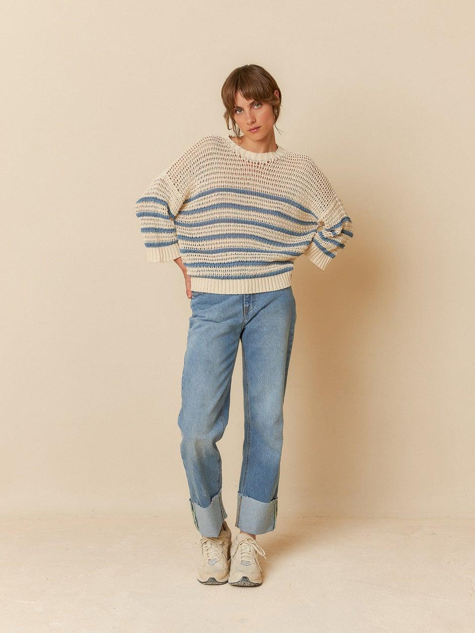 Indi & cold JERSEY RAYAS BICOLOR Mejor oferta