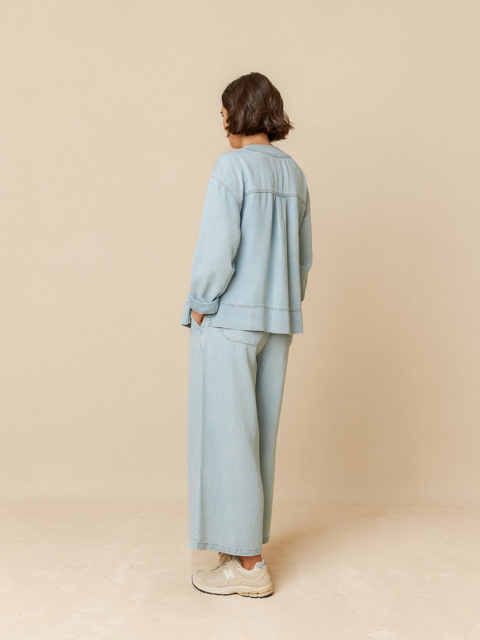 Indi & cold SOBRECAMISA EFECTO DENIM Rebajas top