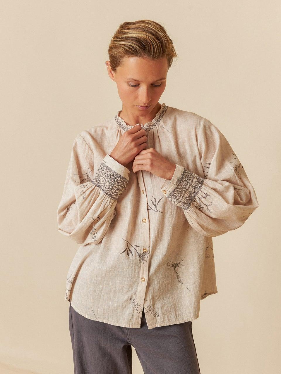 Indi & cold CAMISA DE FLORES PLUMILLA