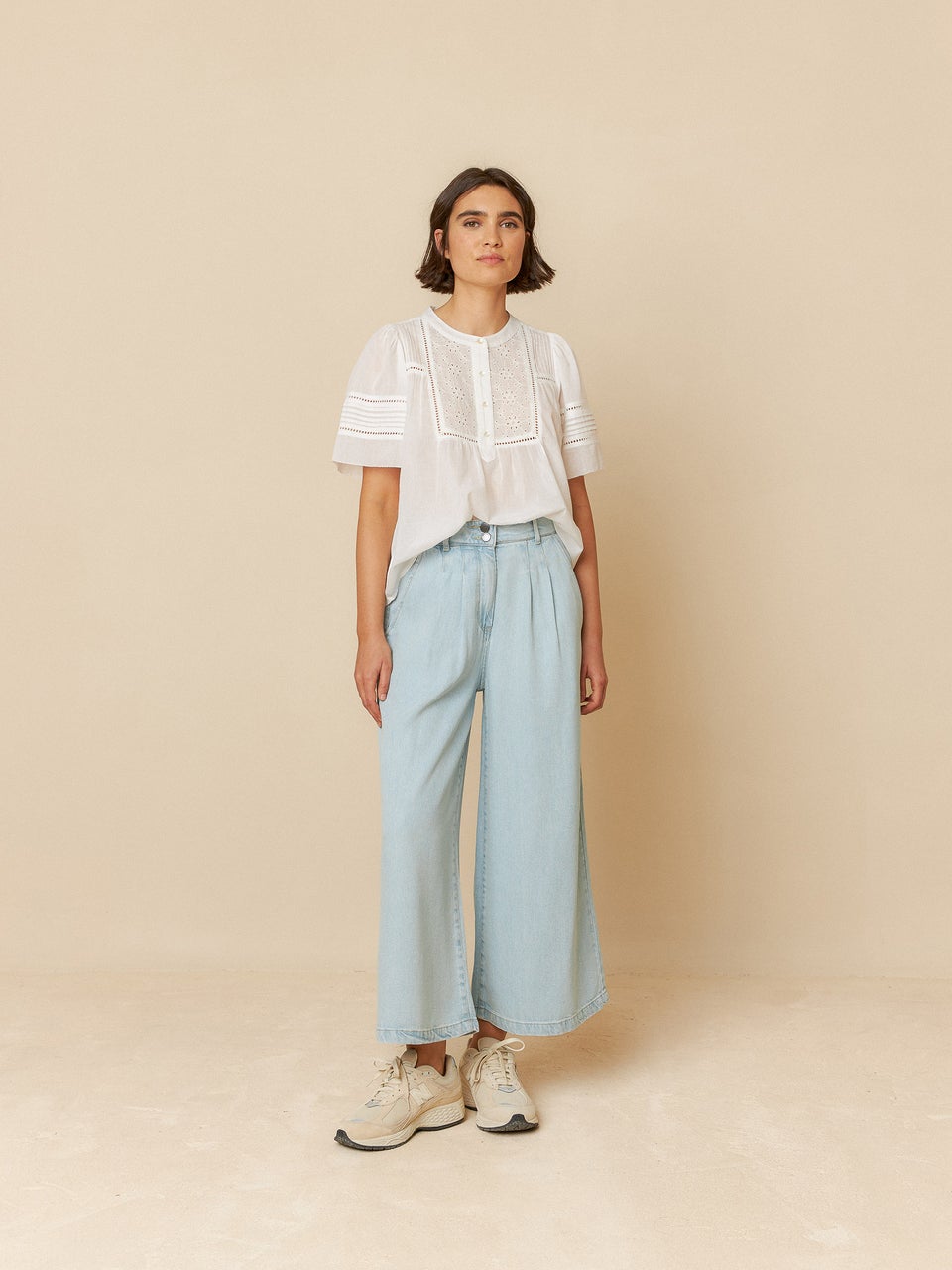 Indi & cold BLUSA VOILE BORDADA Último día