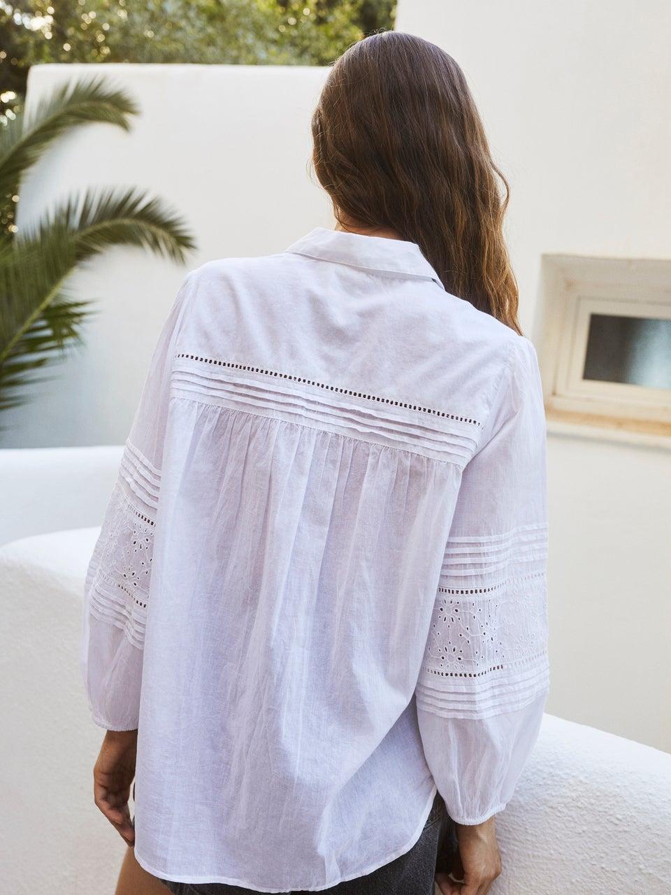 Indi & cold CAMISA VOILE BORDADA Liquidación