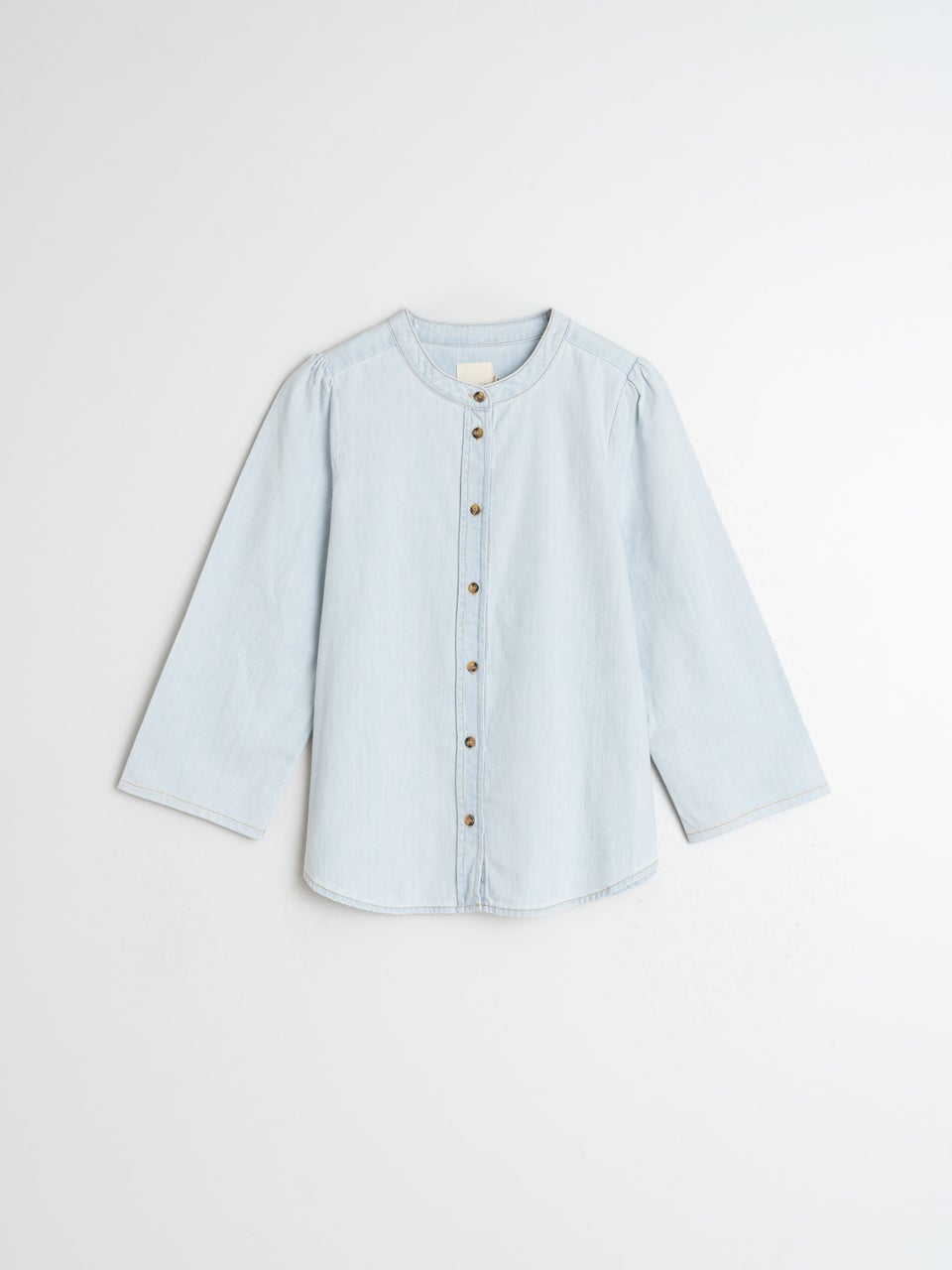 Indi & cold CAMISA DENIM CUELLO MAO Precio ultrabajo