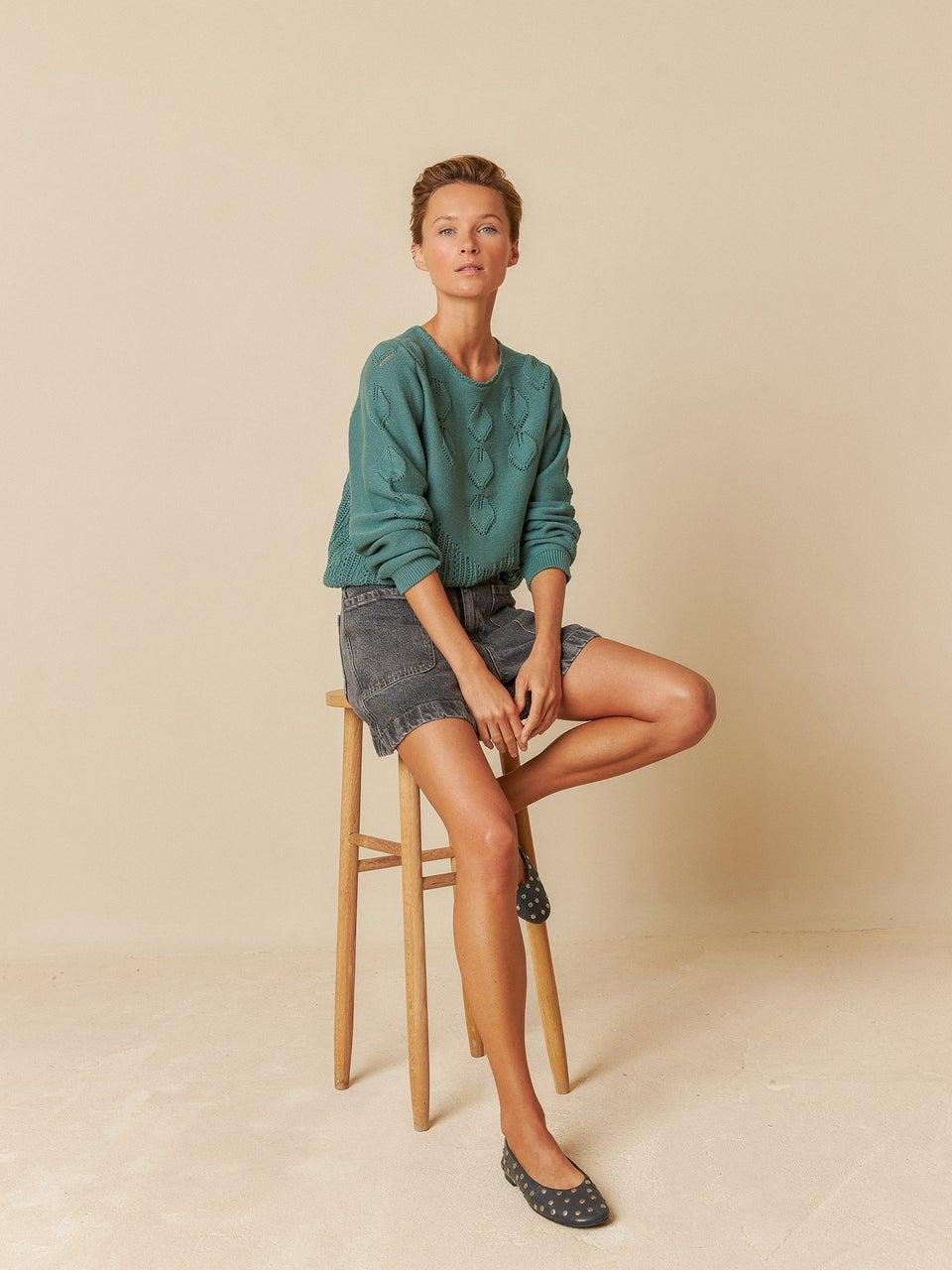 Indi & cold JERSEY EFECTO CROCHET Outlet