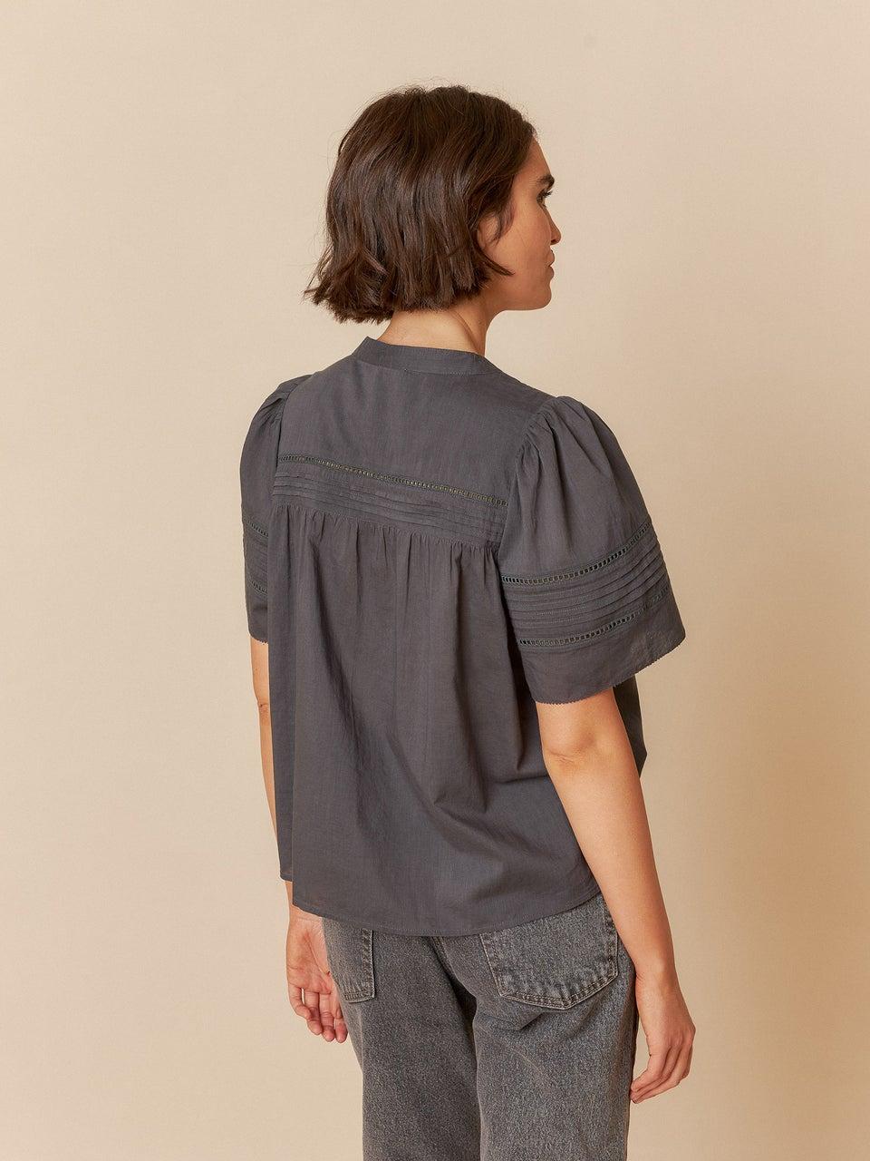 Indi & cold BLUSA VOILE BORDADA Tienda