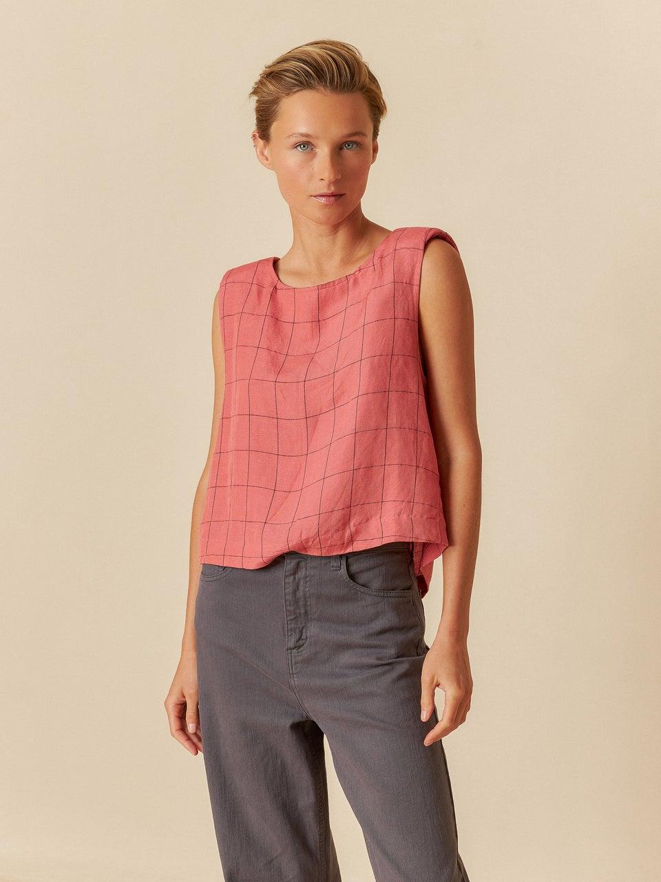 Indi & cold CROP TOP CUADRO VENTANA Rebajas online