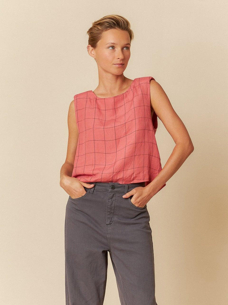 Indi & cold CROP TOP CUADRO VENTANA Rebajas online