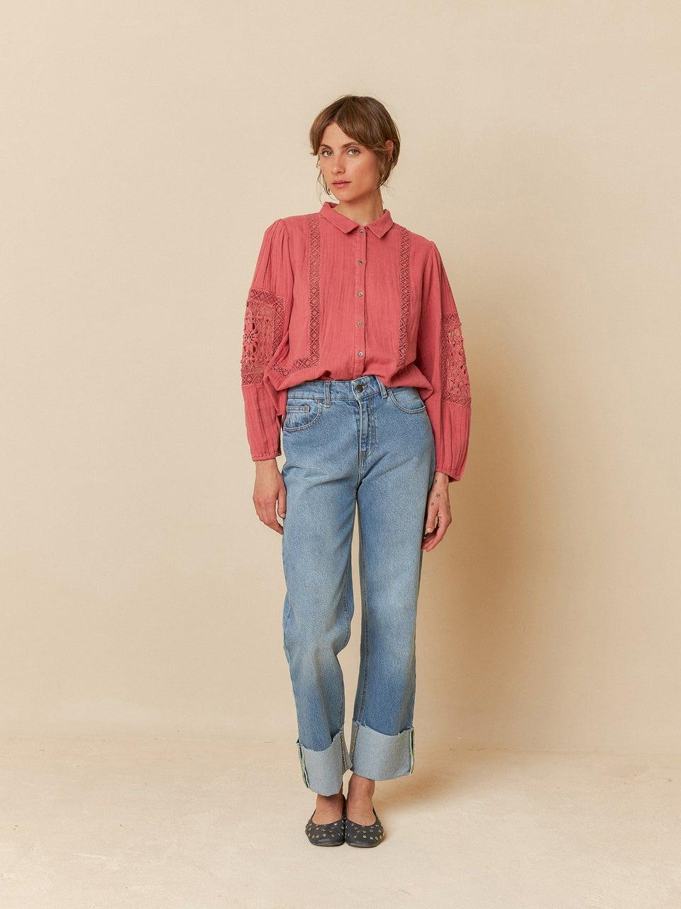 Indi & cold CAMISA DOBLE GASA Rebajas top