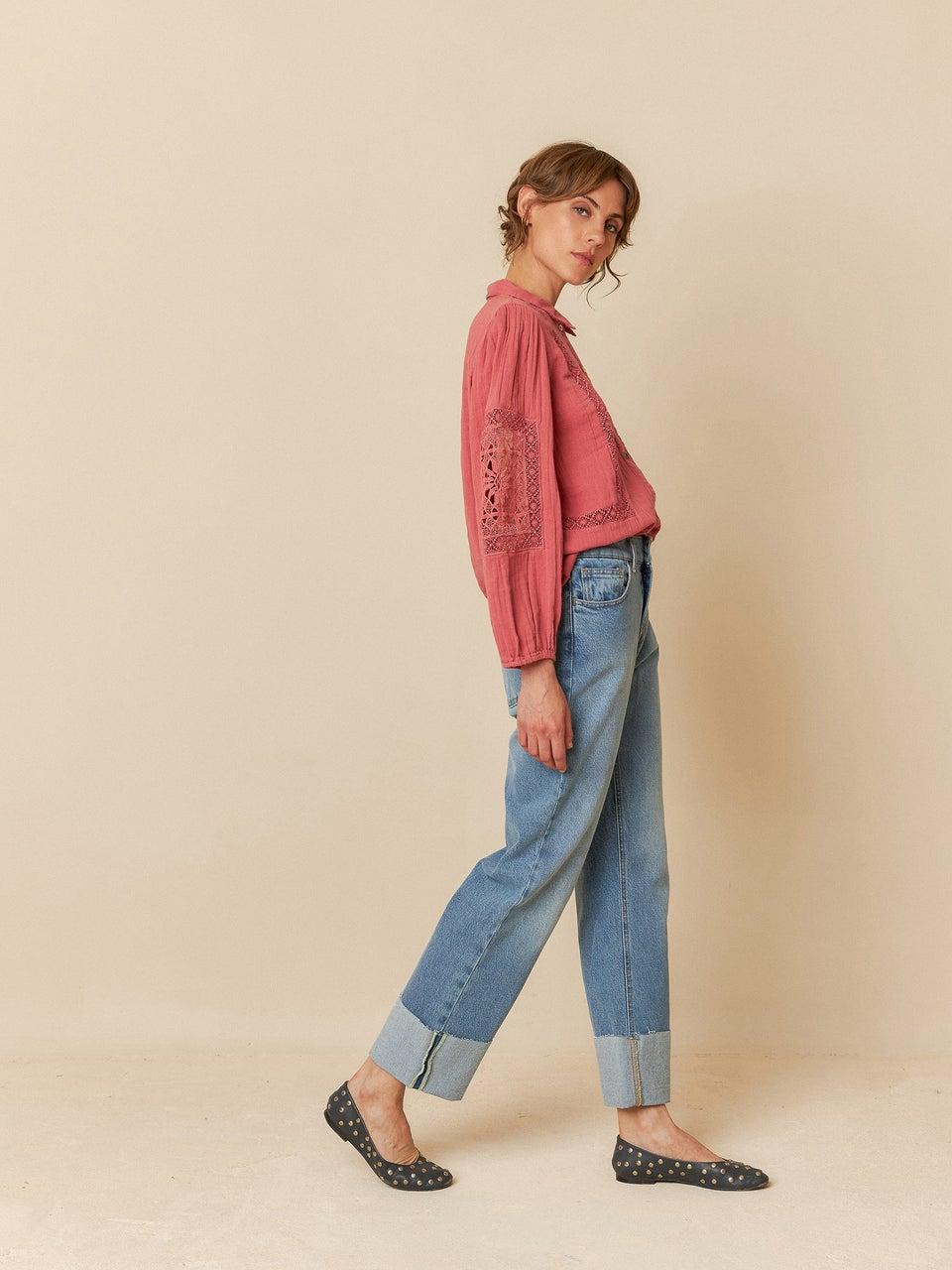 Indi & cold CAMISA DOBLE GASA Rebajas top