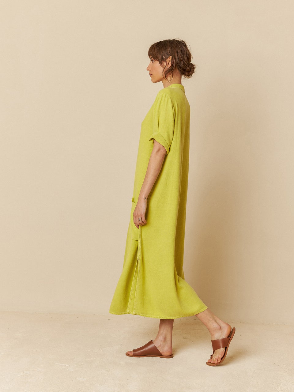 Indi & cold VESTIDO VISCOSA LINO Precio de fábrica