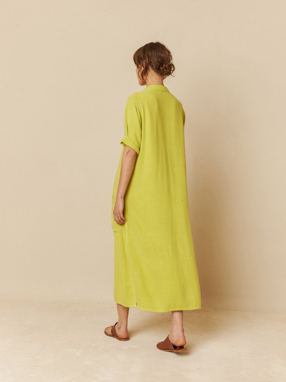 Indi & cold VESTIDO VISCOSA LINO Precio de fábrica