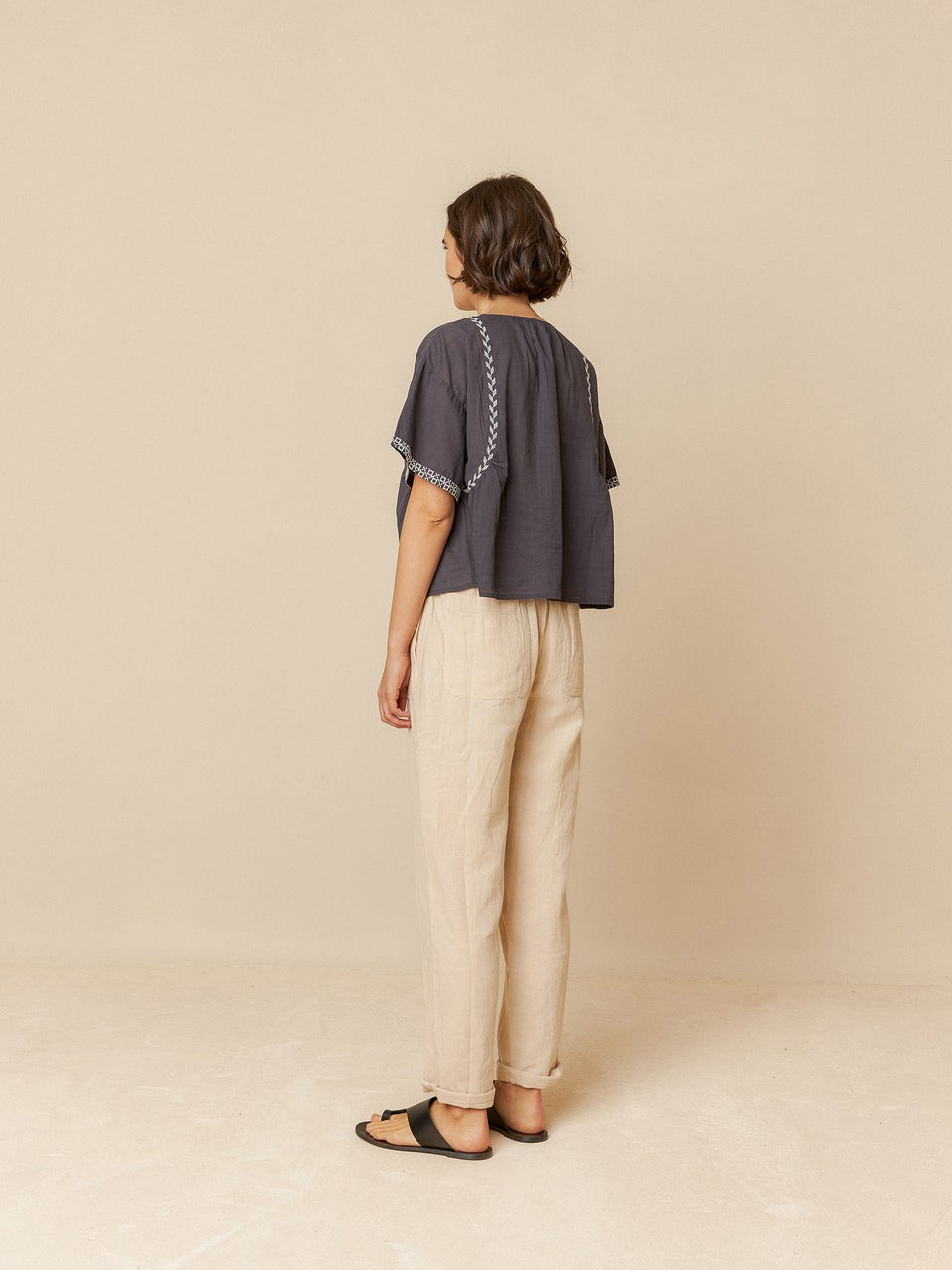 Indi & cold CAMISA TRAPECIO BORDADA Solo queda un día