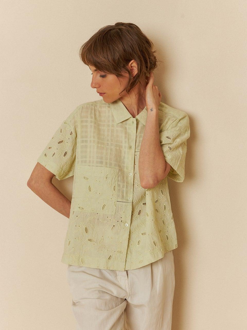 Indi & cold CAMISA COMBINADA BORDADOS Limitado a 3 días